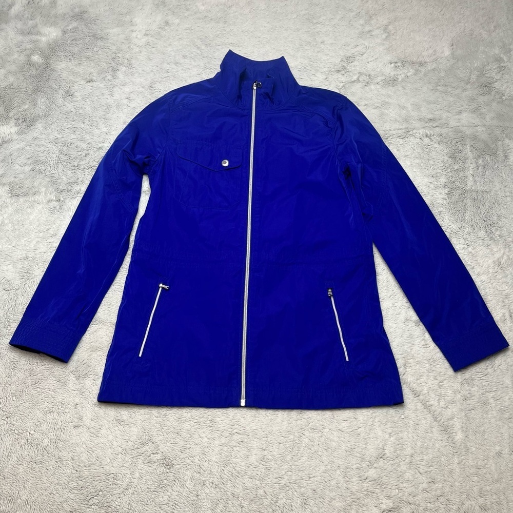 Polo Golf Ralph Lauren Women’s Jacket Royal Blue Stand Up Collar Sz S